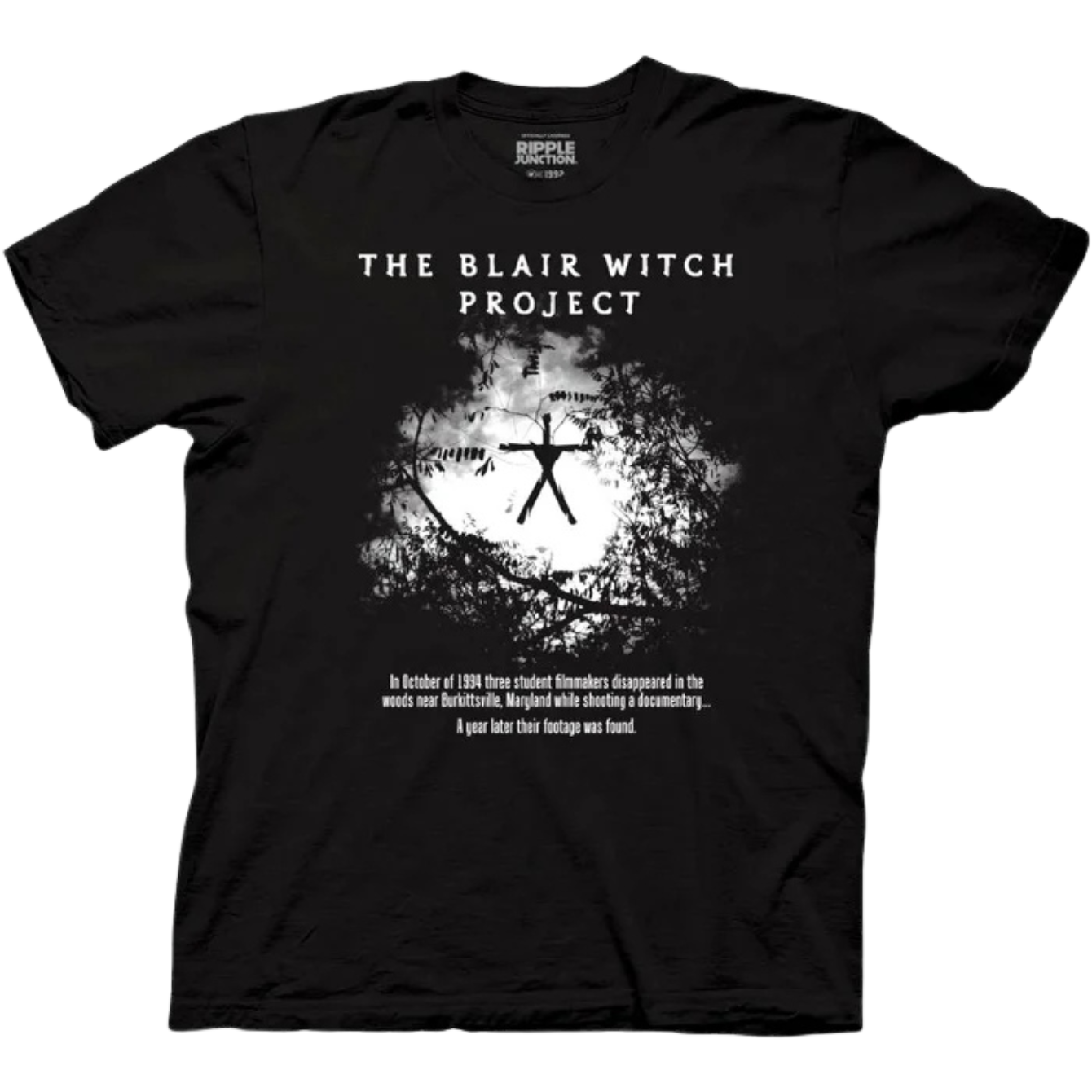 Blair Witch Spooky Woods With Logo T-Shirt