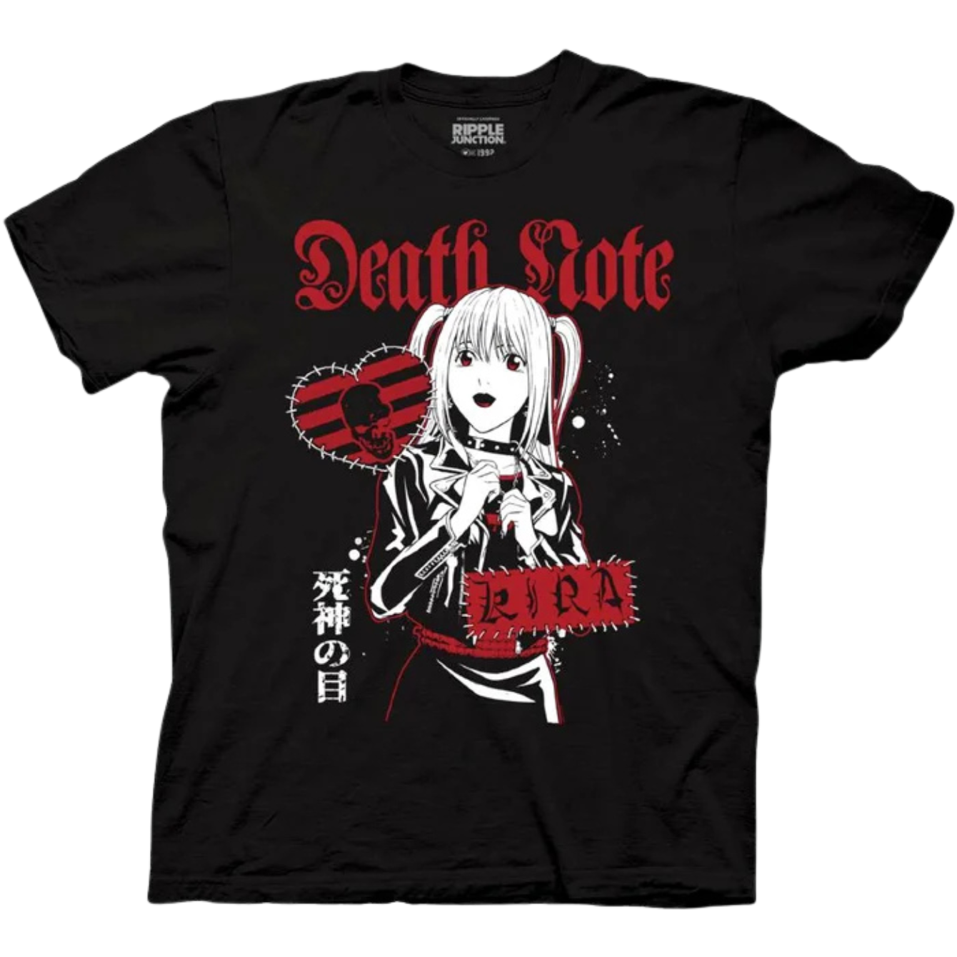Death Note Mall Goth Misa Patches T-Shirt