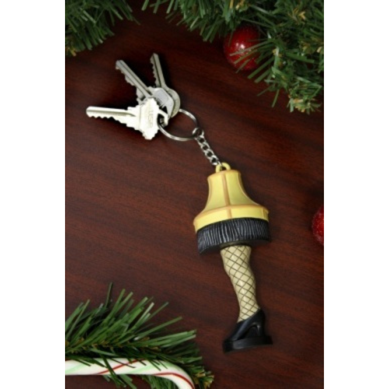 A CHRISTMAS STORY – KEYCHAIN WITH SOUND – LEG LAMP