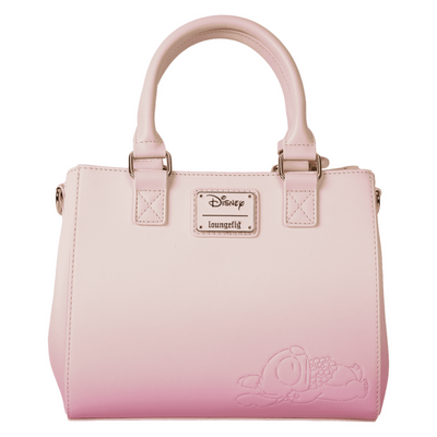 Loungefly Stitch & Angel Cherry Blossom Heart Crossbody Bag