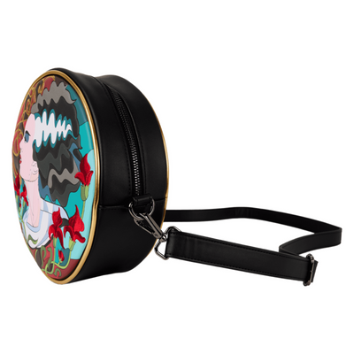 Loungefly Universal Monsters The Bride Of Frankenstein Stained Glass Crossbody Bag