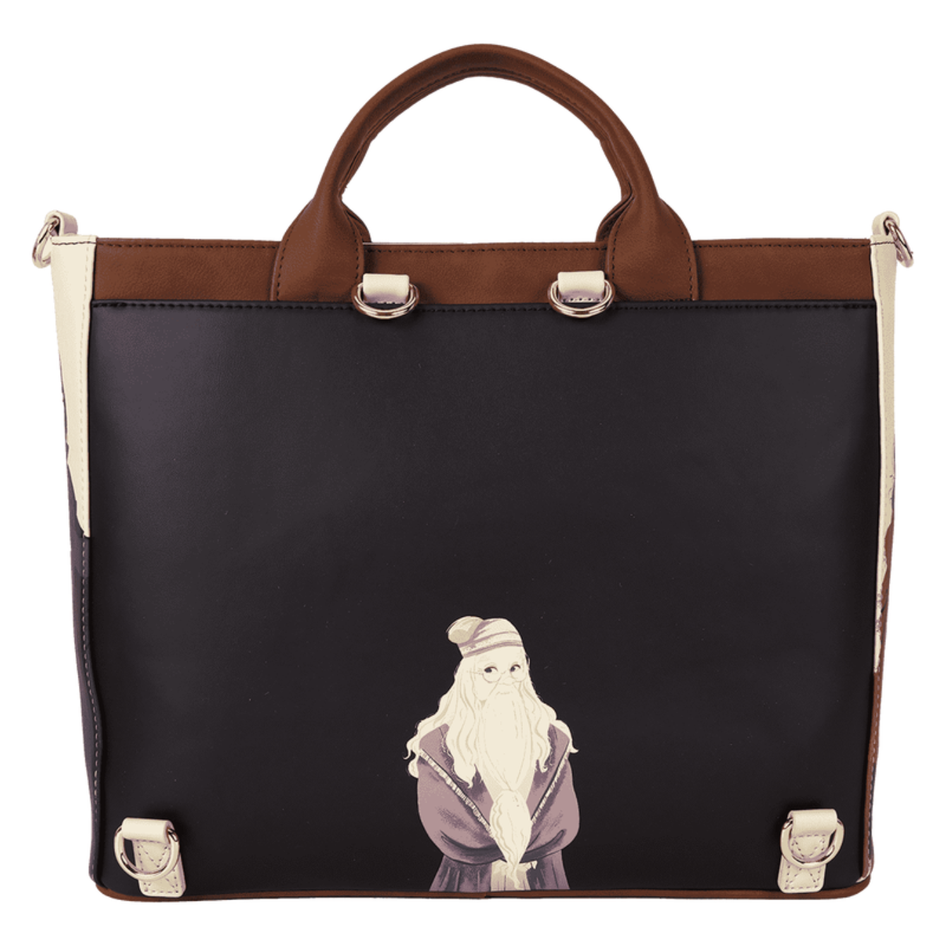 Loungefly Harry Potter Hogwarts Convertible Backpack & Tote Crossbody Bag