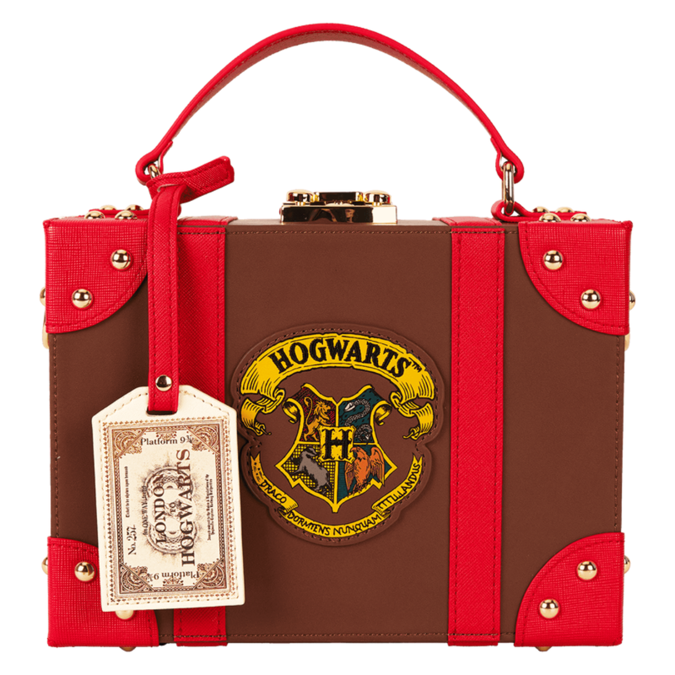 Loungefly Harry Potter Hogwarts Express Luggage Trunk Crossbody Bag