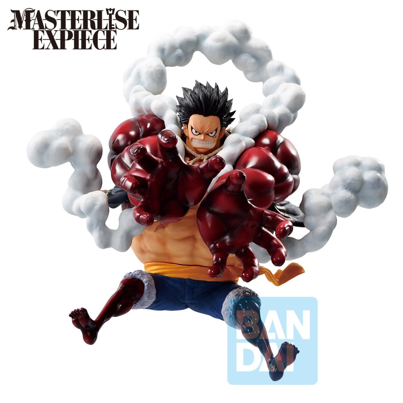 Monkey D. Luffy Gear 4 (Road to King of the Pirates)"One Piece", Bandai Spirits Masterlise Ichibansho Figure
