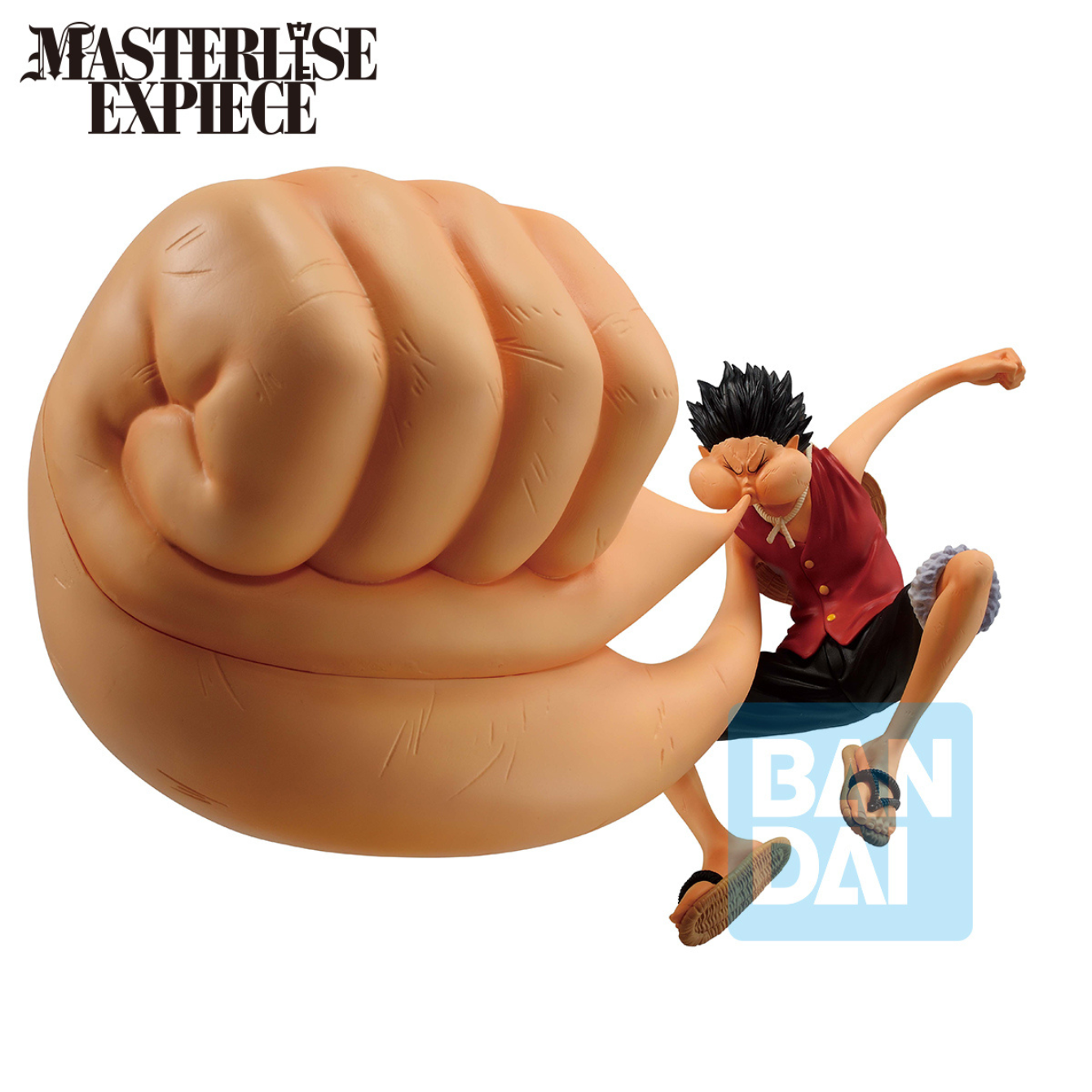 Monkey D. Luffy Gear 3 (Road to King of the Pirates)"One Piece", Bandai Spirits Masterlise Ichibansho Figure
