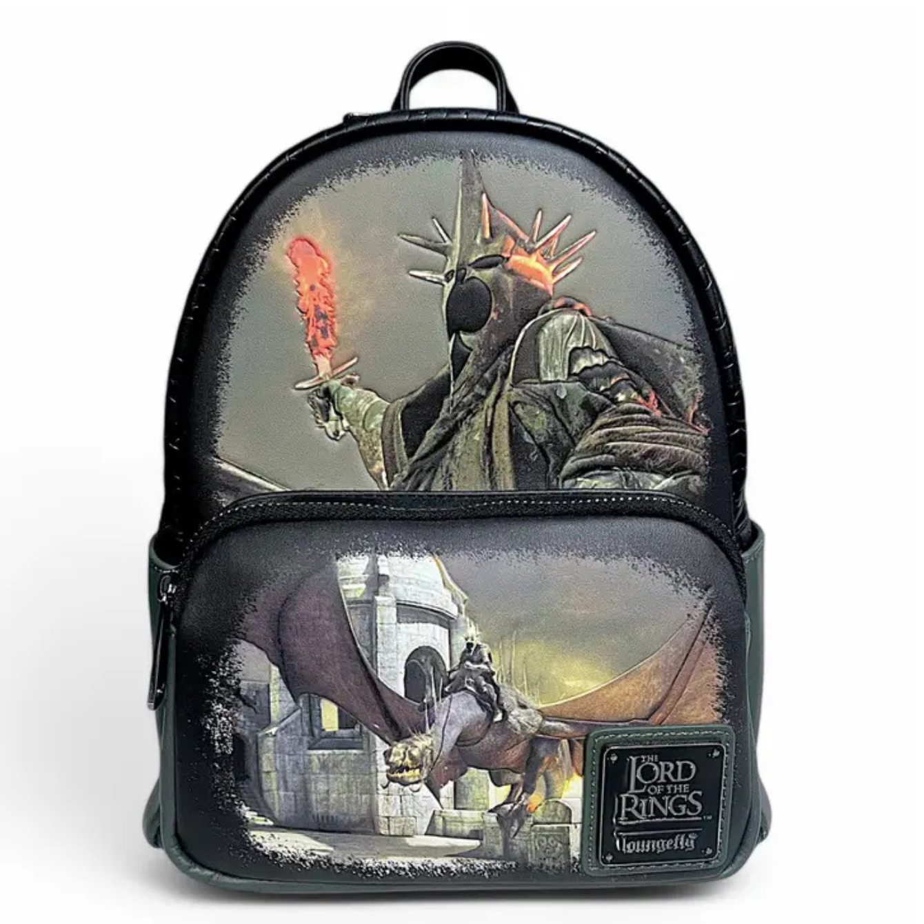 Loungefly the Lord of the Rings the Witch King Nazgul Glow in the Dark Mini Backpack