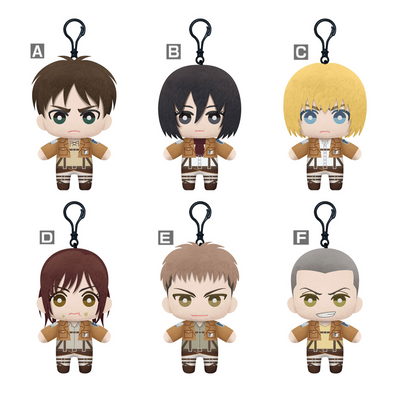 Attack On Titan Tomonui Plush Assort Series 1