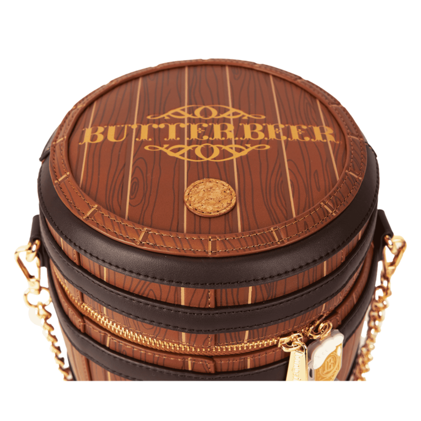 Loungefly Harry Potter Butterbeer Barrel Scented Figural Crossbody Bag