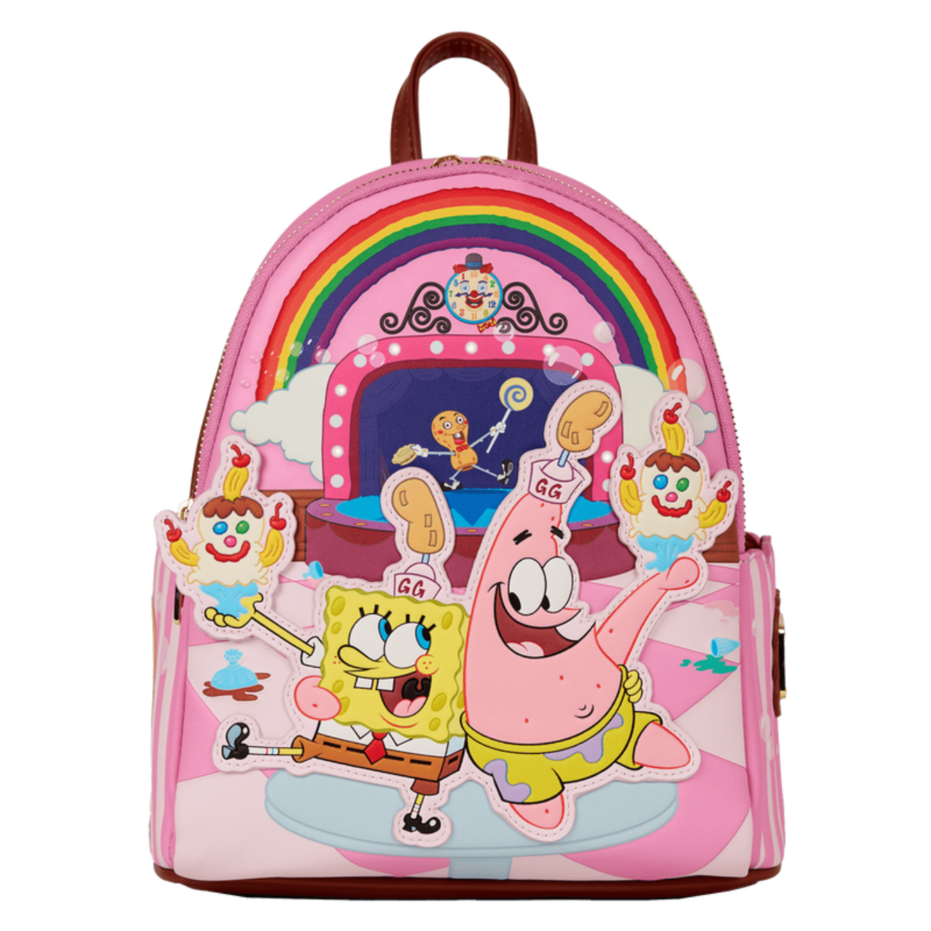 Loungefly SpongeBob Squarepants & Patrick Star Goofy Goober Light Up Mini Backpack