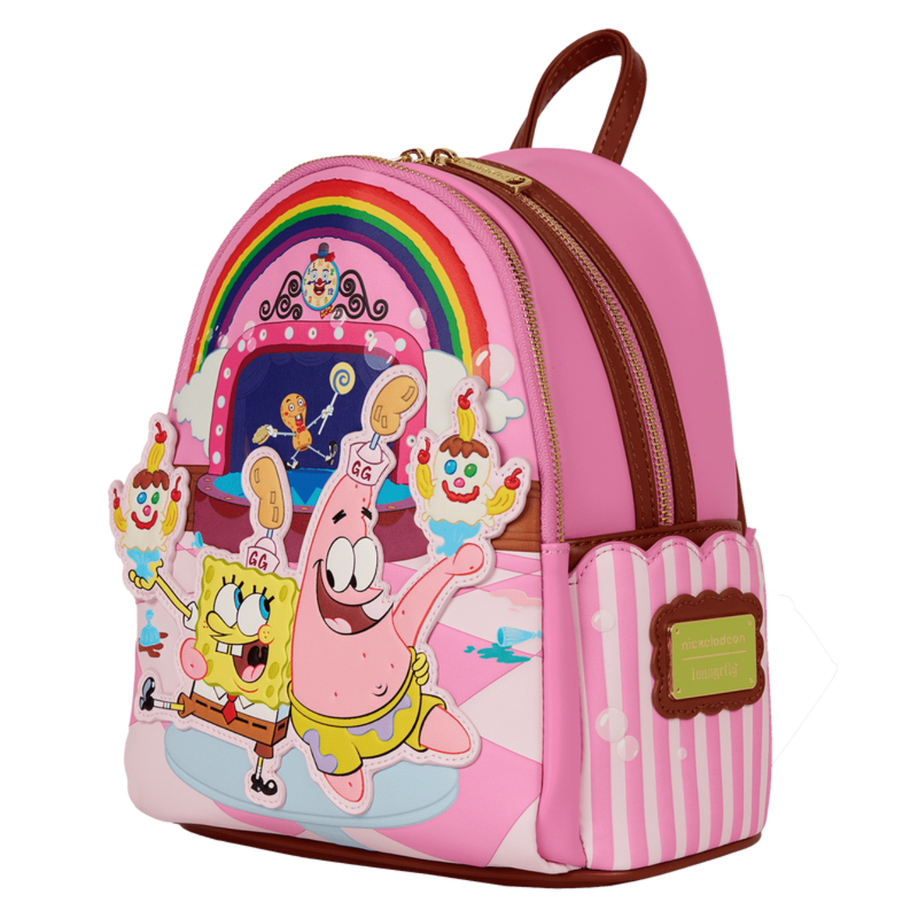 Loungefly SpongeBob Squarepants & Patrick Star Goofy Goober Light Up Mini Backpack