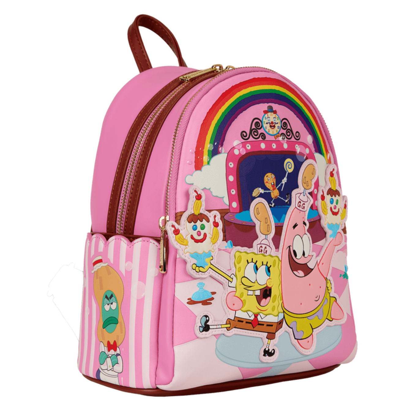 Loungefly SpongeBob Squarepants & Patrick Star Goofy Goober Light Up Mini Backpack