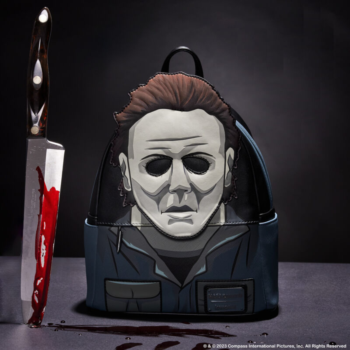Loungefly Halloween Michael Myers Glow Mask Cosplay Mini Backpack