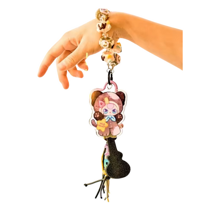 Baby Three Keychain Kawaii Doll Figure Mystery Box Collection Gifts