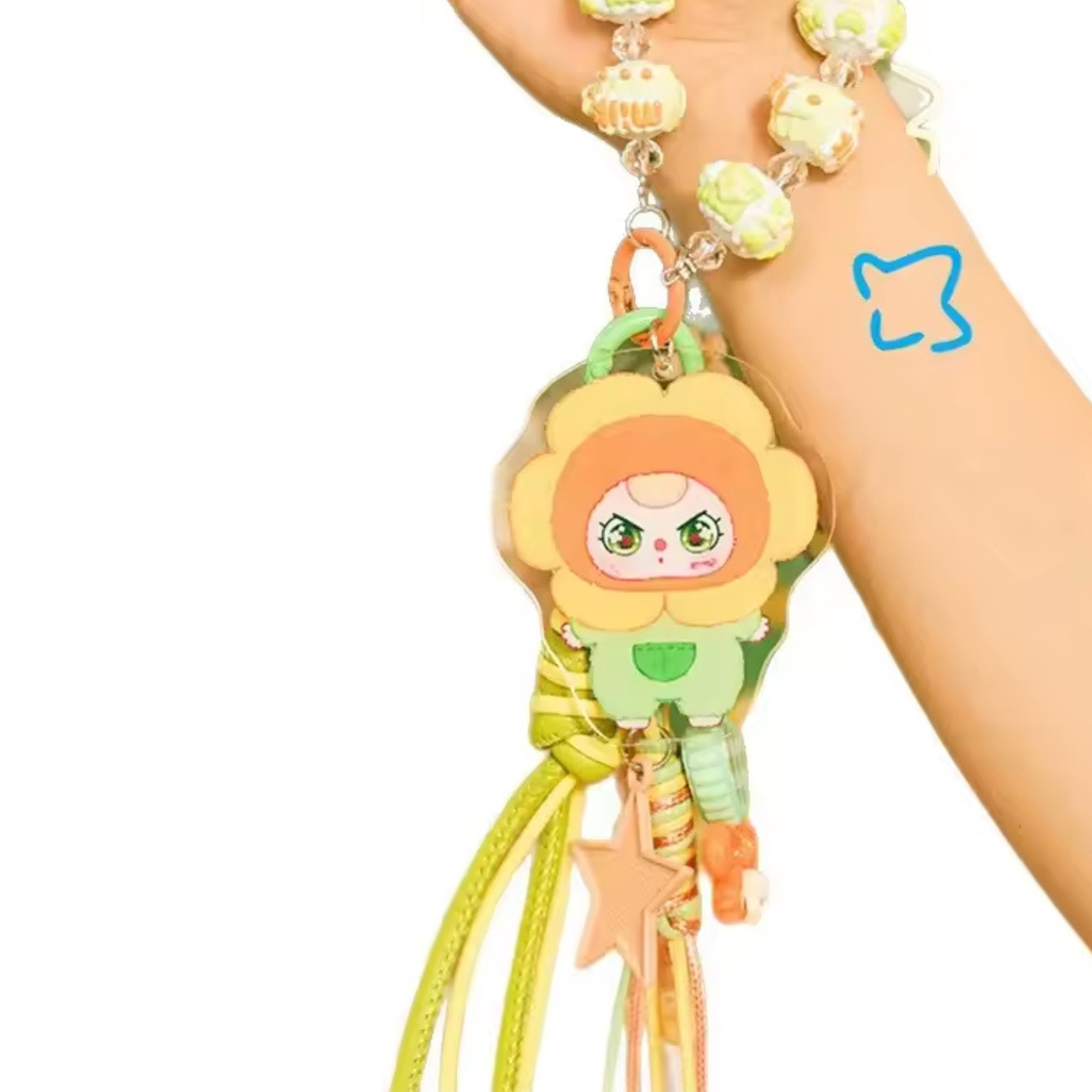Baby Three Keychain Kawaii Doll Figure Mystery Box