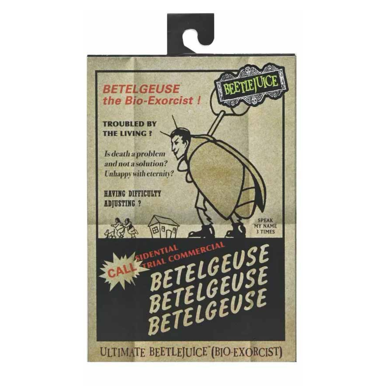 NECA Ultimate Beetlejuice (1988) Tour Guide "The BioExorcist" 7" Scale Action Figure