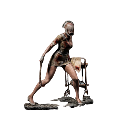 Bubble Head Nurse Statues by Numskull