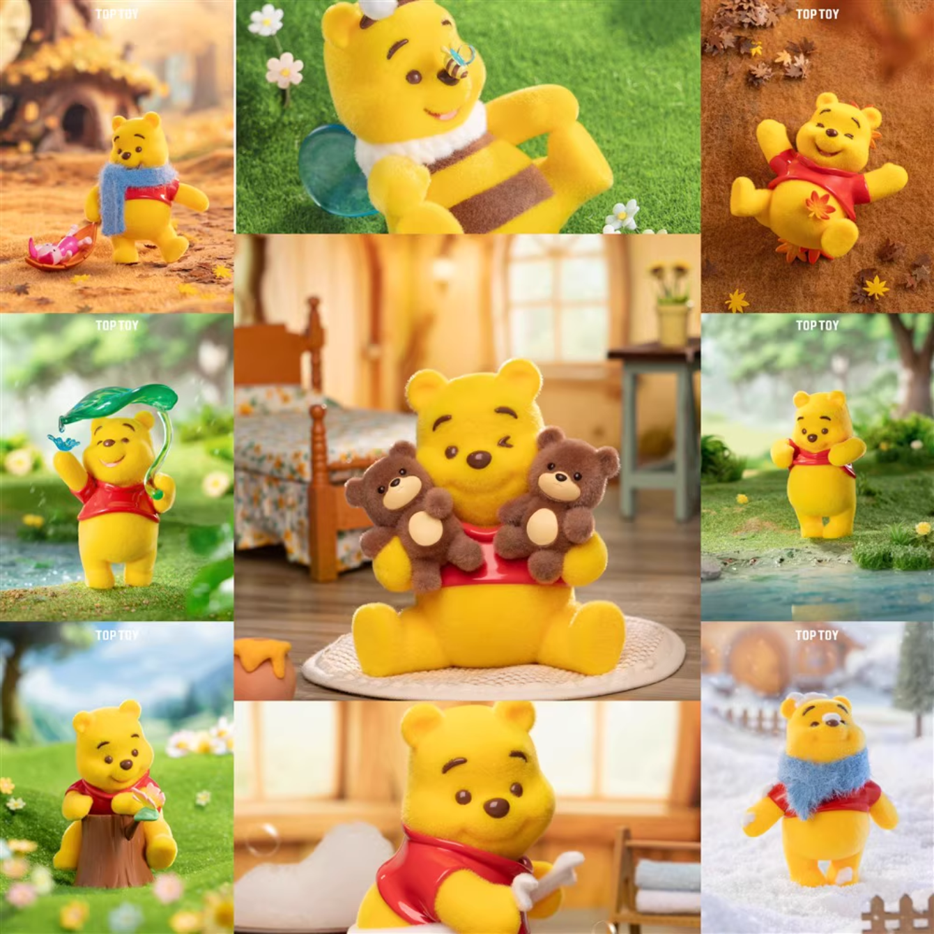 Winnie the Pooh Happy Time Series Figures Blind Box