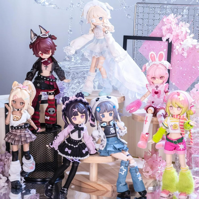 CALEMBOU BJD Blind Box, Electronic Cute Pet Series 20cm Ball Jointed Doll, Cute Dress Up Doll with Joints