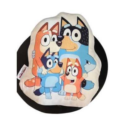 Atomic Mortal Bluey Pillow