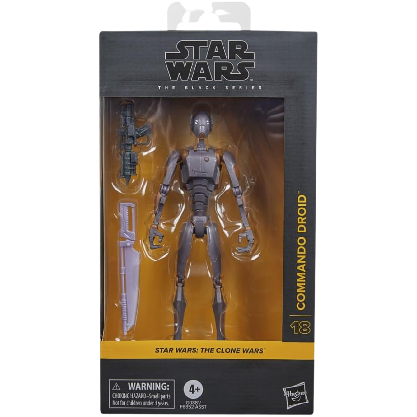 STAR WARS The Black Series Commando Droid, The Clone Wars Premium Collectible 6 Inch Action Figure