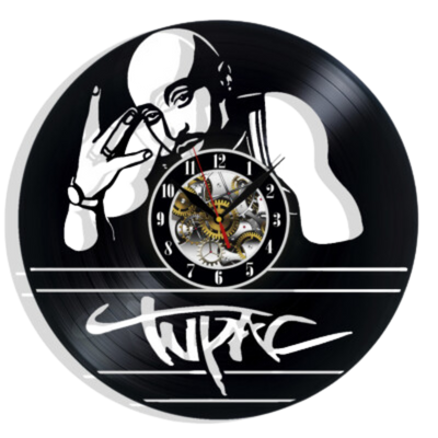 Tupac Vinyl Wall Clock
