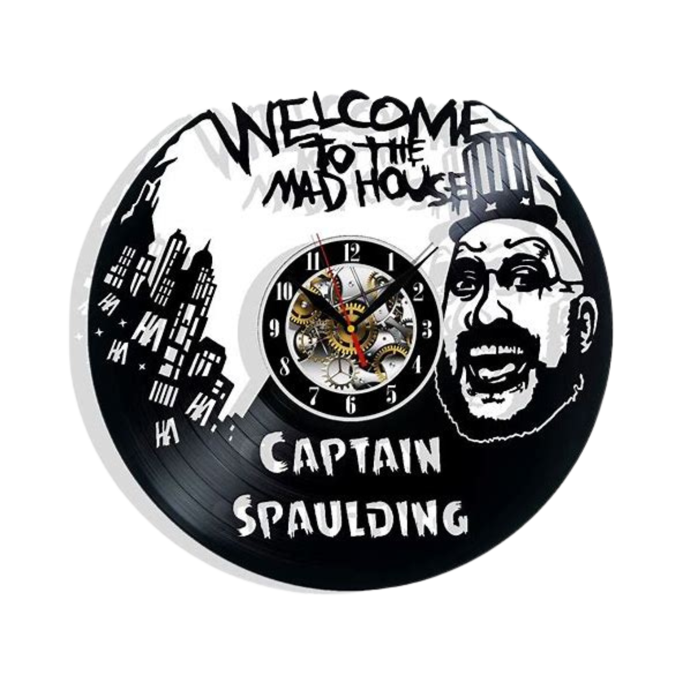 Captain Spaulding Vinyl Wall Clock