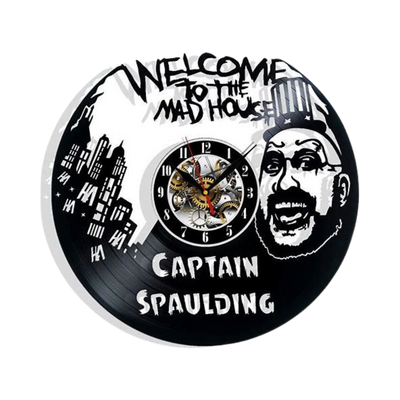 Captain Spaulding Vinyl Wall Clock