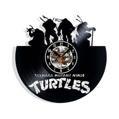 Ninja Turtles Vinyl Wall Clock