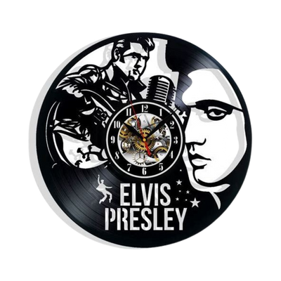Elvis Presley Vinyl Wall Clock