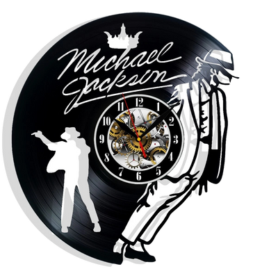 Michael Jackson Vinyl Wall Clock