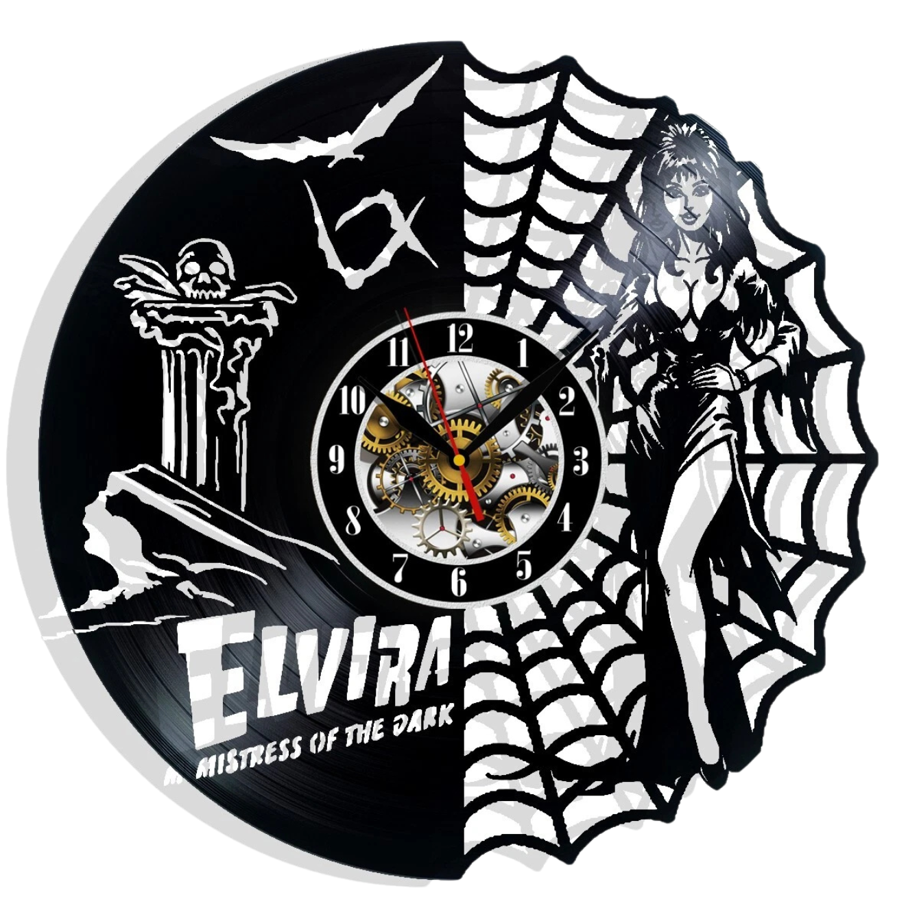 Elvira Vinyl Wall Clock