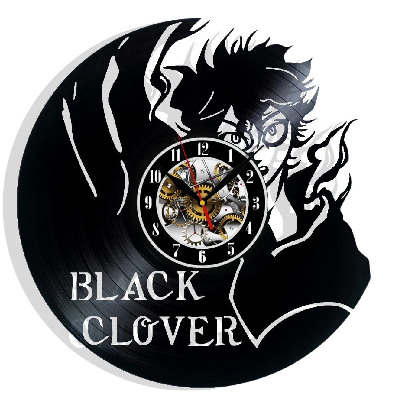 Black Clover Vinyl Wall Clock