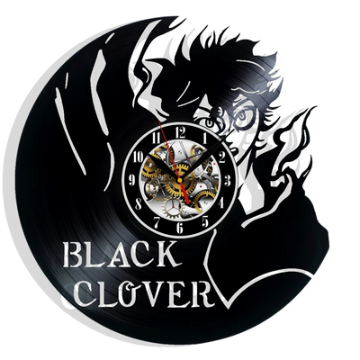 Black Clover Vinyl Wall Clock