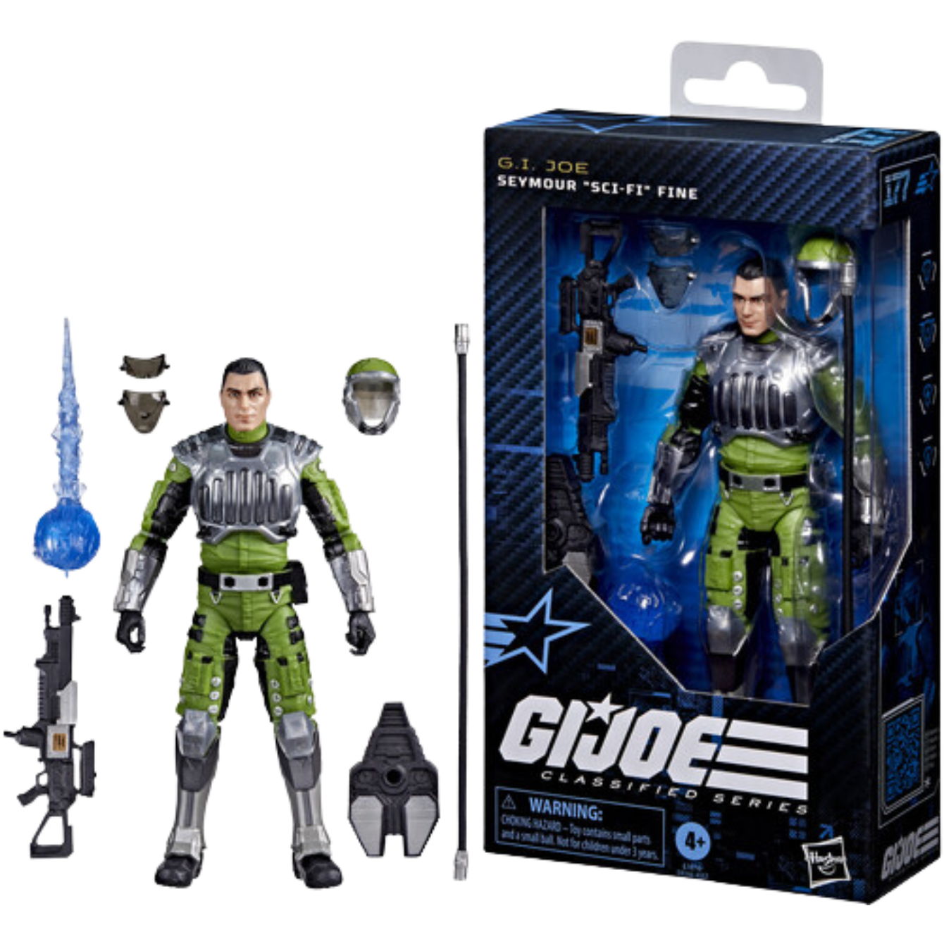 Hasbro Collectibles - G.I. Joe - Classified Series - #177, Seymour "Sci-Fi" Fine Action Figure