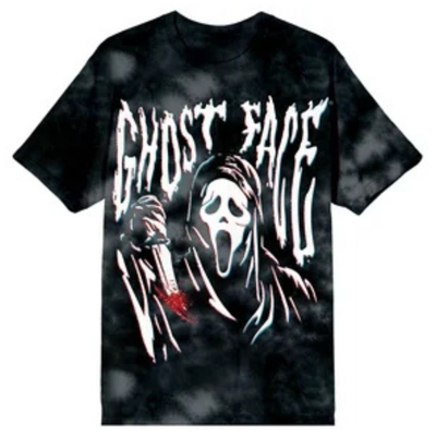 ghost face cloud wash tee