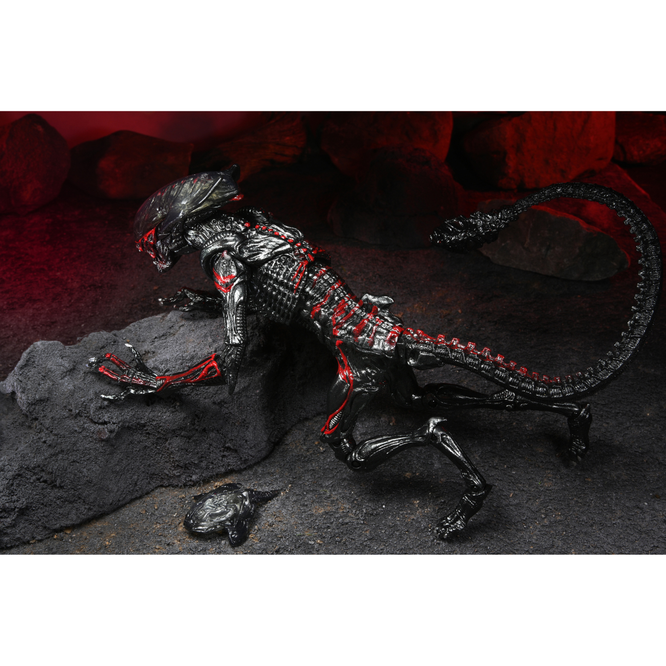 ALIENS - 7IN SCALE ACTION FIGURE - KENNER TRIBUTE ULTIMATE NIGHT COUGAR ALIEN