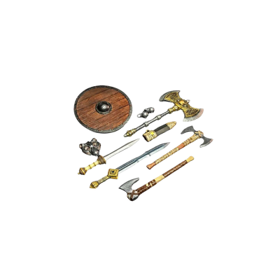 Barbarian Weapons. Mythic Legions: Rising Sons