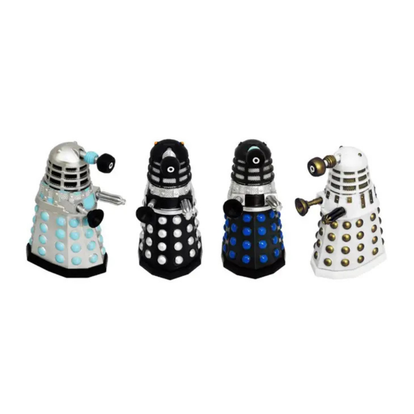 Eaglemoss Doctor Who Dalek 3 Inch Figure Assault Set of 4