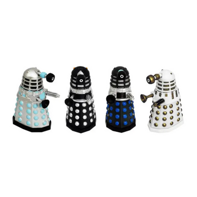 Eaglemoss Doctor Who Dalek 3 Inch Figure Assault Set of 4