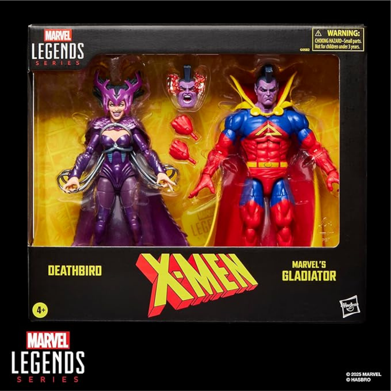 X-men Legends Deathbird and Gladiator 2 pack