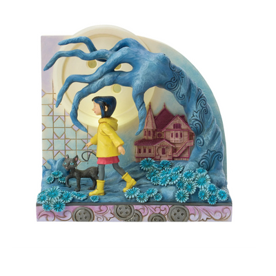 Coraline by Jim Shore | Coraline Claw Tree and Moon | Figurine
