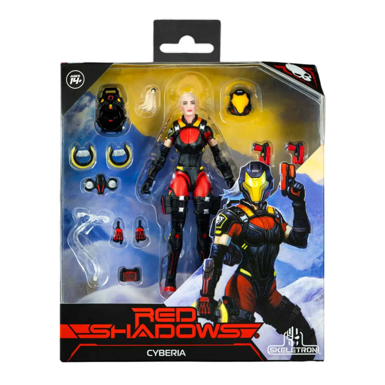 6" Red Shadows CYBERIA Action Figure