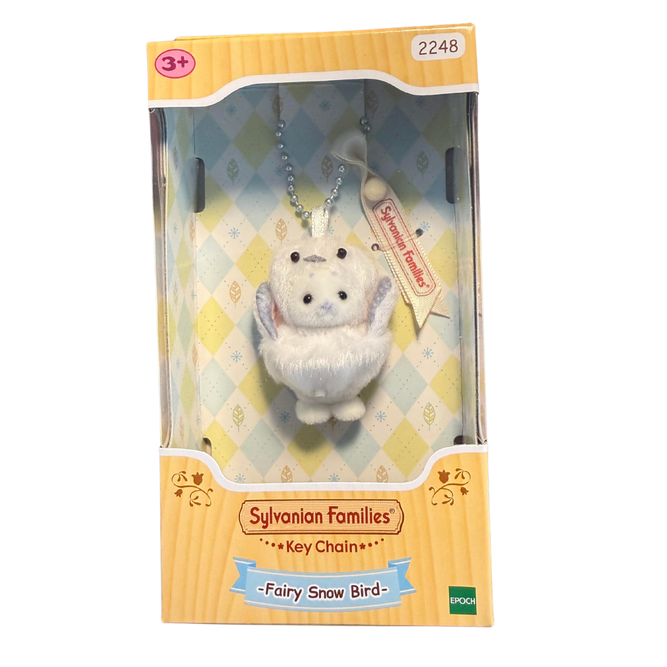 Calico Critters Key Chain -Fairy Snow Bird-