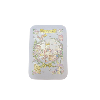 bunny keychain with tin