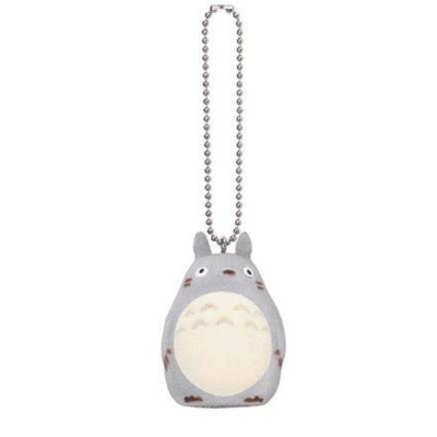 My Neighbor Totoro Flocking Key Chain Large Totoro