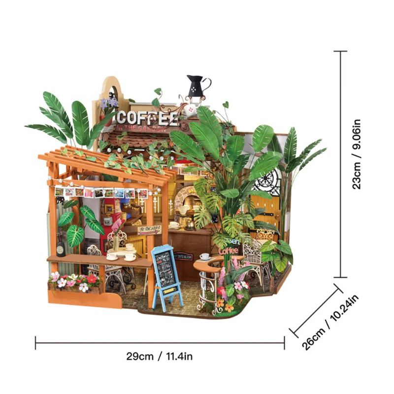 Rolife DIY Miniature House - Leafree Café DH201