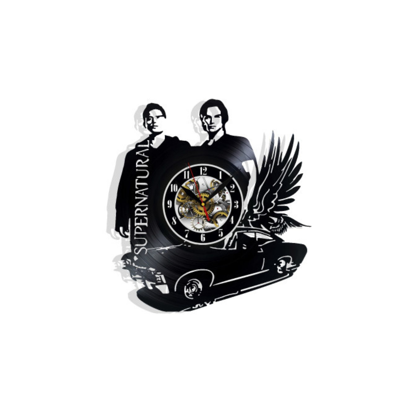 Supernatural with Car Wall Clock
