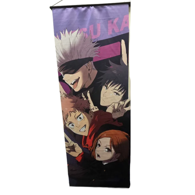Jujutsu Kaisen Group Wall scroll