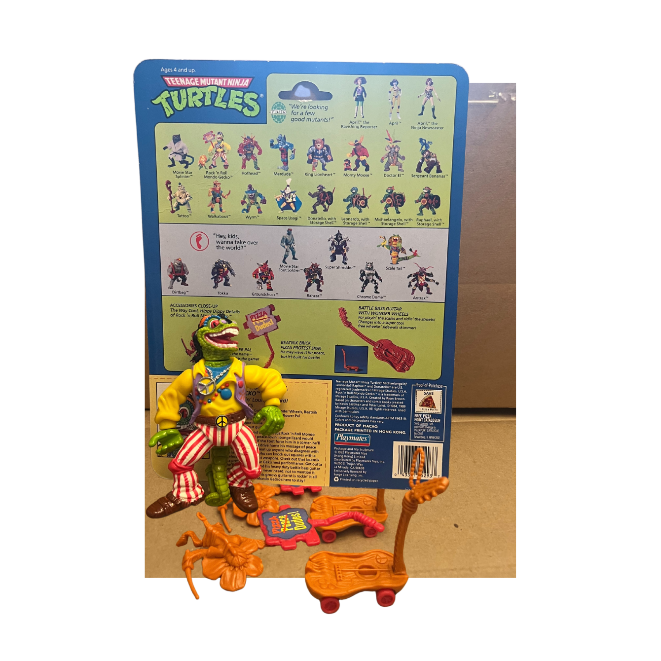 Teenage Mutant Ninja Turtle Mondo Gecko Rock n Roll