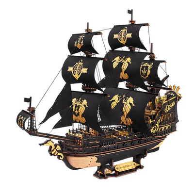 ROKR The Seahorse Barque 3D Wooden Puzzle MCB02